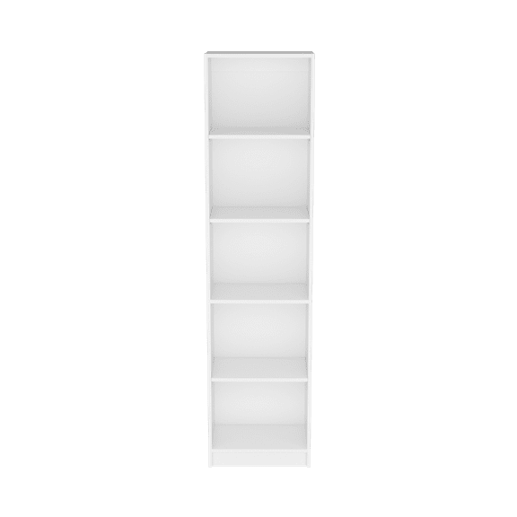 Bookcase Xs , Office Storage, Modern White Finish