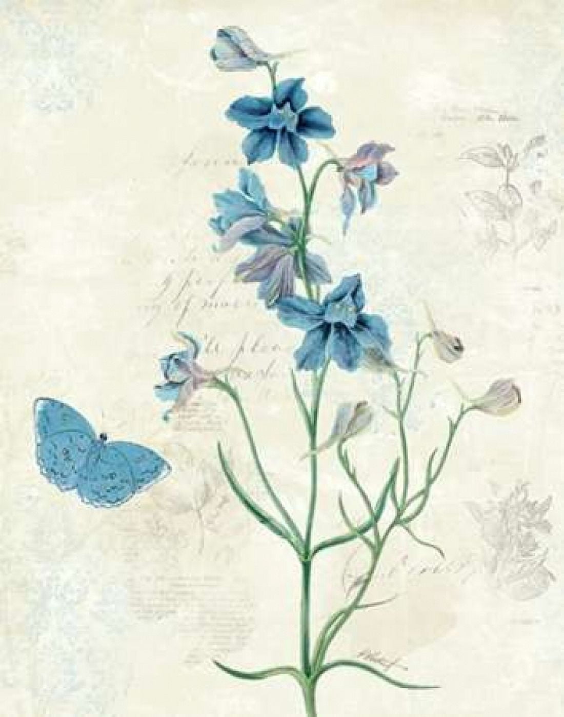 Booked Blue II Canvas Art - Katie Pertiet (22 x 28)