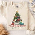 thumbnail image 1 of All Booked For Winter Occasion Shirt Librarian,Bookworm Winter Occasion Sweater, Teachers Winter Occasion Book Tree Sweatshirt,Book Lovers, Full size S-5XL, 1 of 5