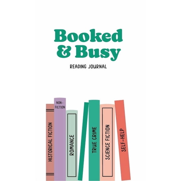 Booked and Busy Reading Journal, (Hardcover)