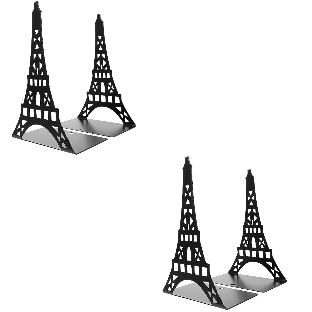 Bookend Steel Stationery Office Decor Divider Decorative Holder Reading