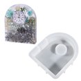 thumbnail image 1 of Bookend Table Clock Resin Mould Hexagonal Square Oval Rectangular Silicone Mold, 1 of 16