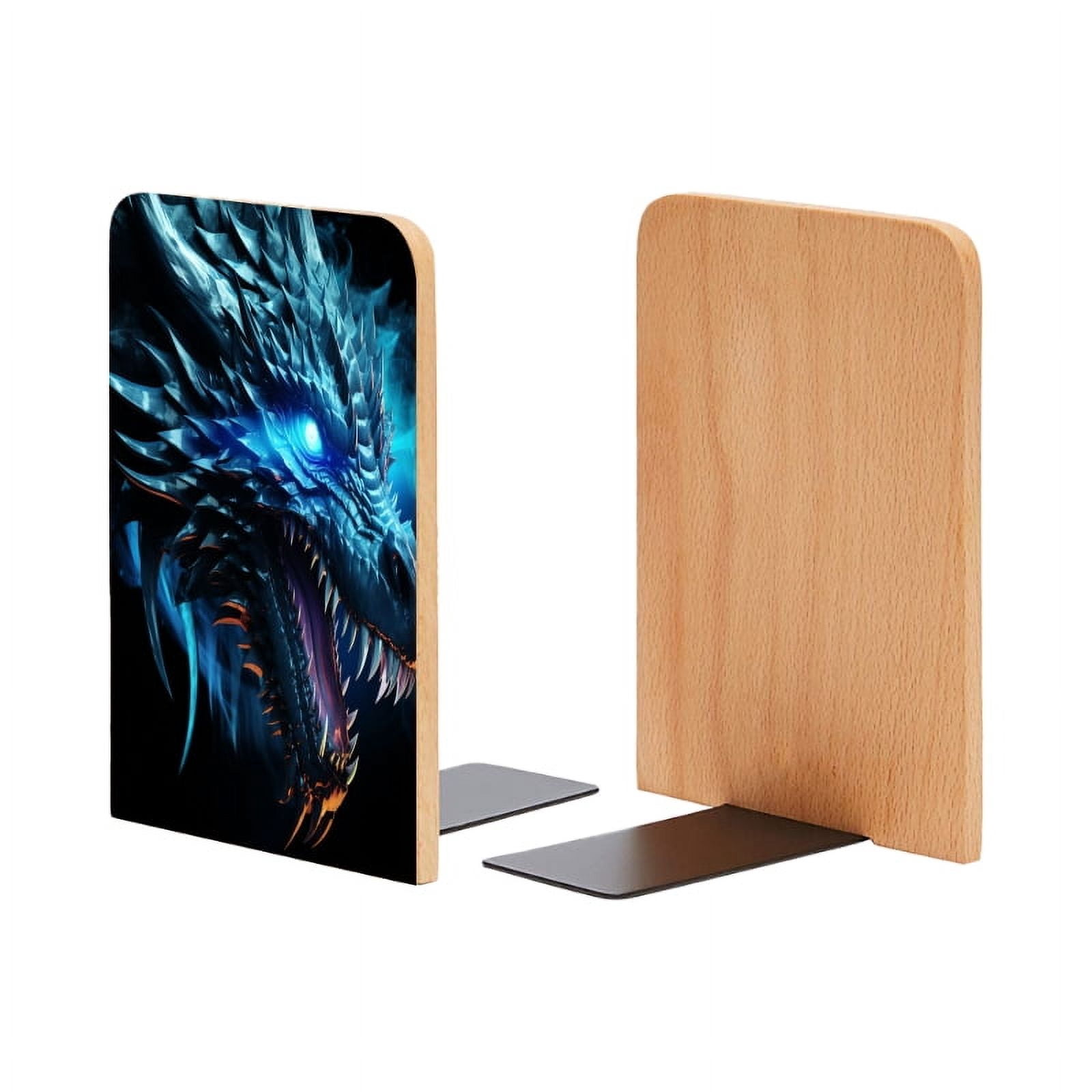 Bookends Cheapest Bookends 1 Pair Non-Skid Bookend Wood Bookends for Shelves Book Stand ...