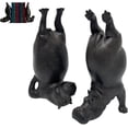 thumbnail image 1 of Bookends,Funny Bookends,Heavy Resin Acrobatic Bookend Holders,Creative Notebook Stand for Farmhouse Modern Decor,Compact Book Ornament for All Book Sizes (Black,AB), 1 of 9