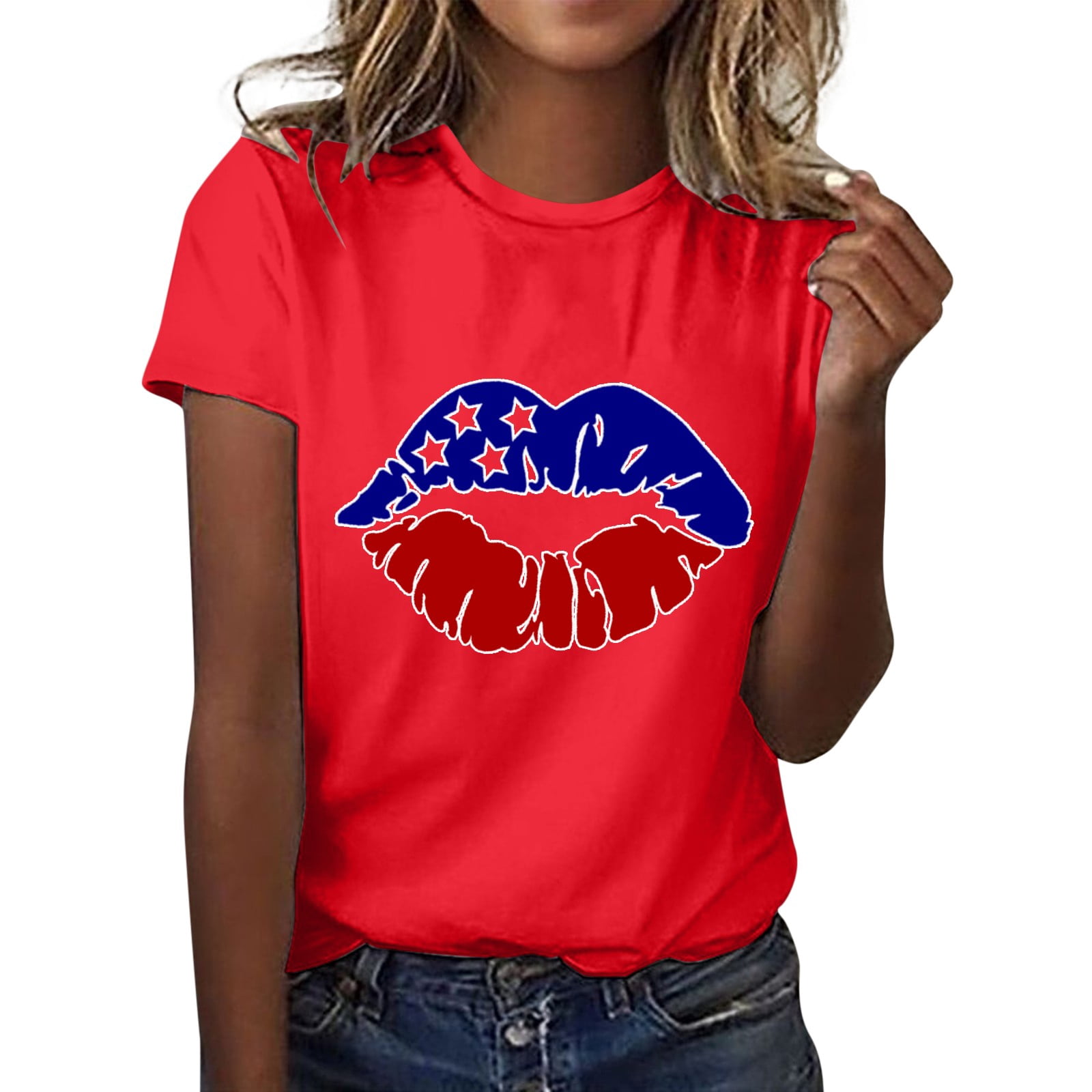 Booker Independence Day Shirt Women Graphic T Shirts For Women Top
