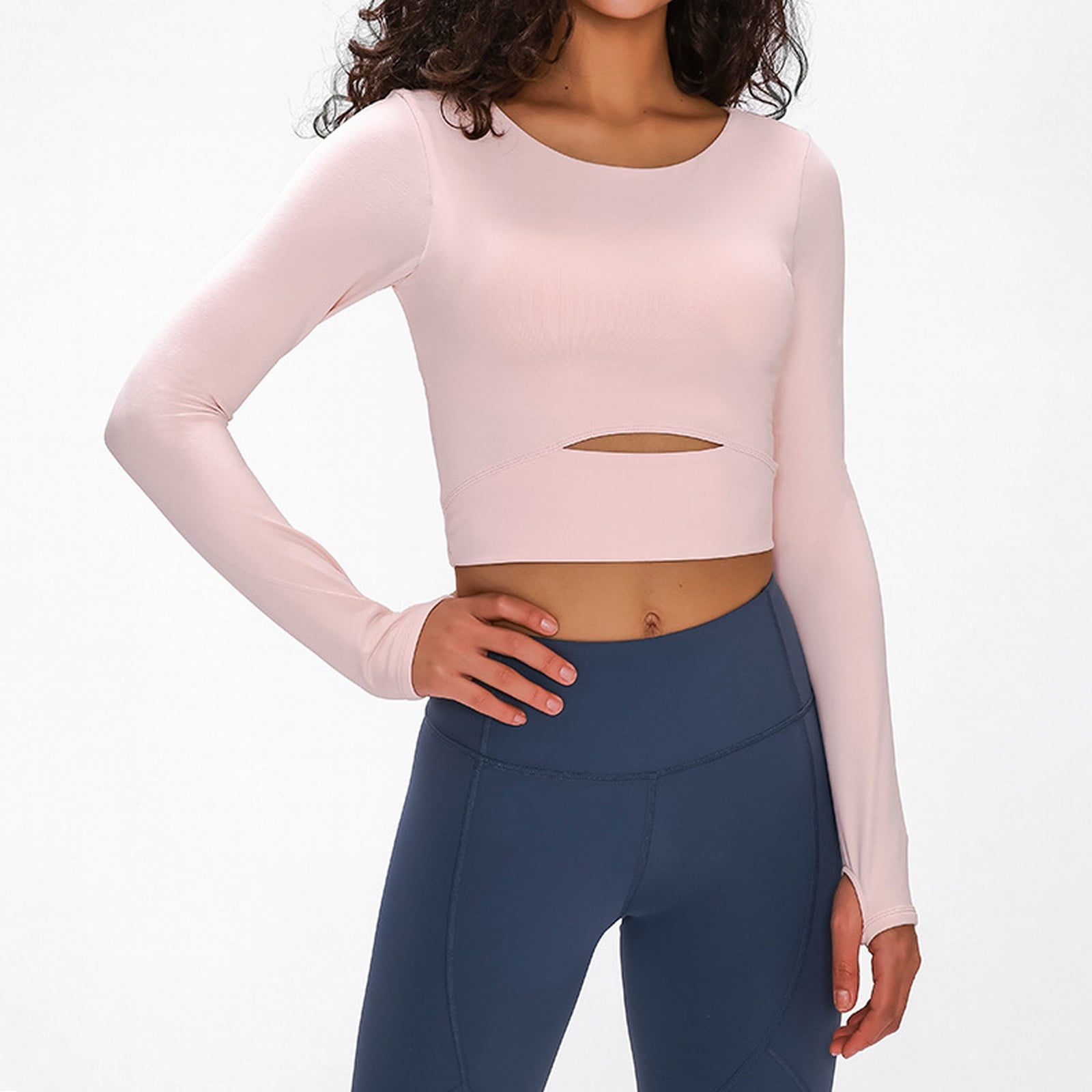 Booker Sports Bra Long Sleeve T Shirt With Chest Pad Half Short