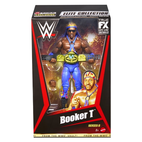 Booker T - WWE From the Vault Ringside Exclusive Series 8 Mattel WWE Toy Wrestling Action Figure