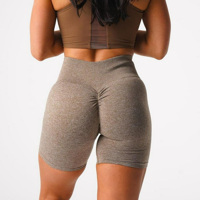  Womens Booty Shorts High Waisted Yoga Shorts Ruched