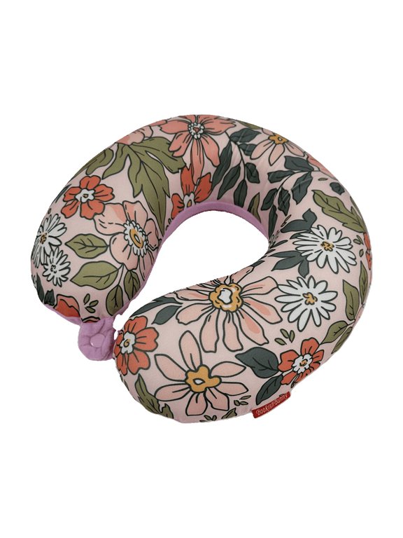 Bookisbunny Premium Memory Foam U Shape Travel Pillow Neck Pain Relief Cushion