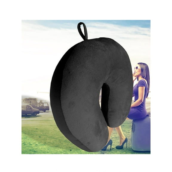 Bookisbunny Ultralight Micro Beads U Shaped Travel Neck Pillow Head Airplane Flower Print Sleep Support Cushion