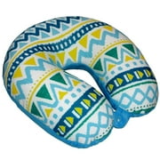 Bookisbunny Ultralight Micro Beads U Shaped Travel Neck Pillow Head Airplane Flower Print Sleep Support Cushion