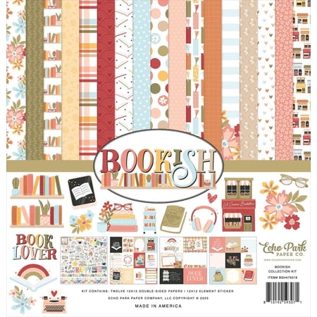 Echo Park Collection Kit 12"x12" - Bookish