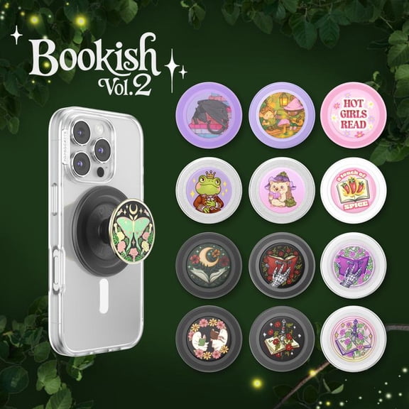 Bookish PopGrip for MagSafe - Magnetic Phone Grip and Phone Stand - PopSockets