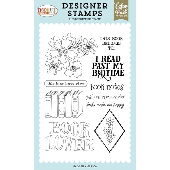 Bookish: Just One More Chapter Stamp Set