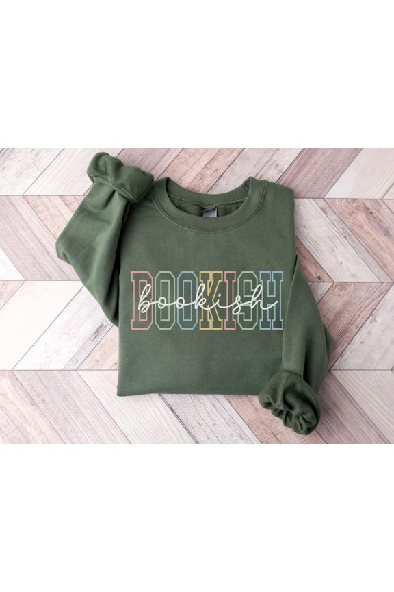 Bookish Sweatshirt, Book Lover Crewneck, Book Sweatshirt, Bookish Sweater, Reading Sweatshirt, Book Nerd , Librarian Sweatshirt