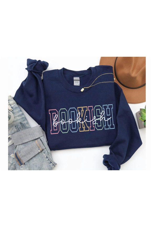 Bookish Sweatshirt, Book Lover Crewneck, Book Sweatshirt, Bookish Sweater, Reading Sweatshirt, Book Nerd , Librarian Sweatshirt