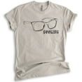 thumbnail image 1 of Bookish T-shirt, Unisex Women's Men's Shirt, Glasses T-shirt, Reading T-shirt, Hipster Tee, Book Lover Tee, Light Silk Gray, Medium, 1 of 6