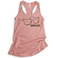 thumbnail image 1 of Bookish Tank Top, Ladies Racerback Tank Top, Glasses Tank, Reading Tank, Hipster Tank, Book Lover Tank, Desert Pink, X-Large, 1 of 3