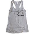 thumbnail image 1 of Bookish Tank Top, Ladies Racerback Tank Top, Glasses Tank, Reading Tank, Hipster Tank, Book Lover Tank, Heather Gray, Medium, 1 of 1