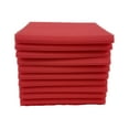 thumbnail image 1 of Bookishbunny 10 Pks Acoustic Foam Panels Wall Record Studio Soundproofing Damping Fire Resistant 12 x 12 x 1" Red, 1 of 7