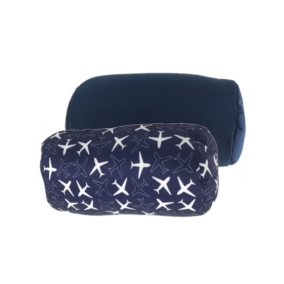 Bookishbunny 2 Pack Micro Bead Roll Bed Chair Car Cushion Neck Head Soft Support Back Pillow
