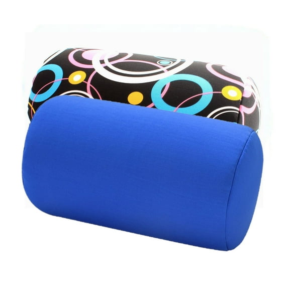 Bookishbunny 2 Pack Micro Bead Roll Bed Chair Car Cushion Neck Head Soft Support Back Pillow