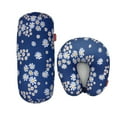 thumbnail image 1 of Bookishbunny 2 Pc Set Micro Bead U Shaped Neck Travel Pillow Lumbar Roll Back Support Cushion, 1 of 8