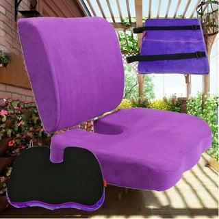 Back to School Savings! SRUILUO Indoor Outdoor Garden Patio Home Kitchen  Office Chair Seat Cushion Pads Dark Purple, 40 x 40cm