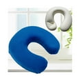 thumbnail image 1 of Bookishbunny Child Size or Small Adult Soft Memory Foam U Shape Travel Pillow Blue, 1 of 7