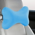 thumbnail image 1 of Bookishbunny Memory Foam Car Seat Head Rest Support Pillow Neck Pain Relief Bone Travel Cushion, 1 of 3
