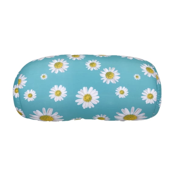 Bookishbunny Micro Bead Roll Bed Chair Car Cushion Soft Support Back Leg Throw Pillow Post Surgery Pillow Chiropractic Recommended