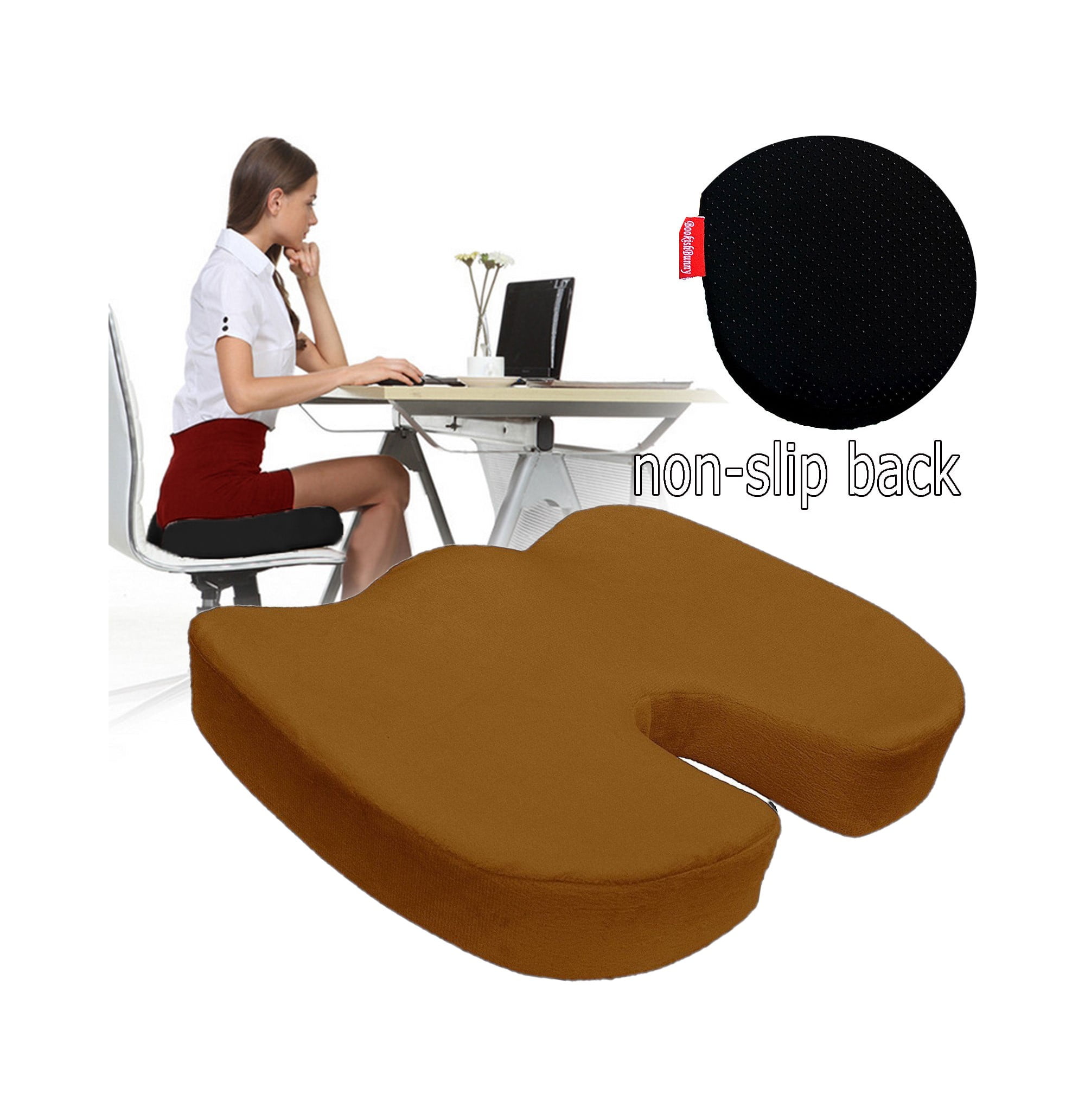 Hemorrhoids Molty Foam Seat Cushion Ring Cushion For Back Pain
