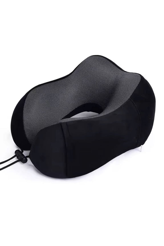Premium Memory Foam Two Tone Neck Pillow with Breathable Magnetic Therapy Cover