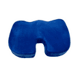 thumbnail image 1 of Bookishbunny Medium Firm Memory Foam Coccyx Seat Cushion Support Pillow Sciatica Pain Relief Car Office Chair, 1 of 7
