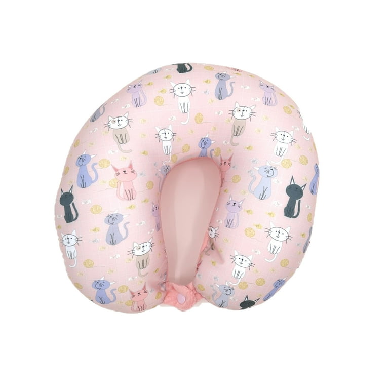 Bookisbunny Ultralight Micro Beads U Shaped Travel Neck Pillow Head Airplane Flower Print Sleep Support Cushion