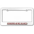 thumbnail image 1 of Bookkeepers Are Well Balanced, Accountants License Plate Tag Frame, Multiple Colors, 1 of 1