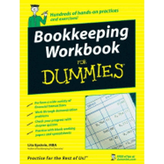 Pre-Owned Bookkeeping Workbook For Dummies (US Edition) Paperback