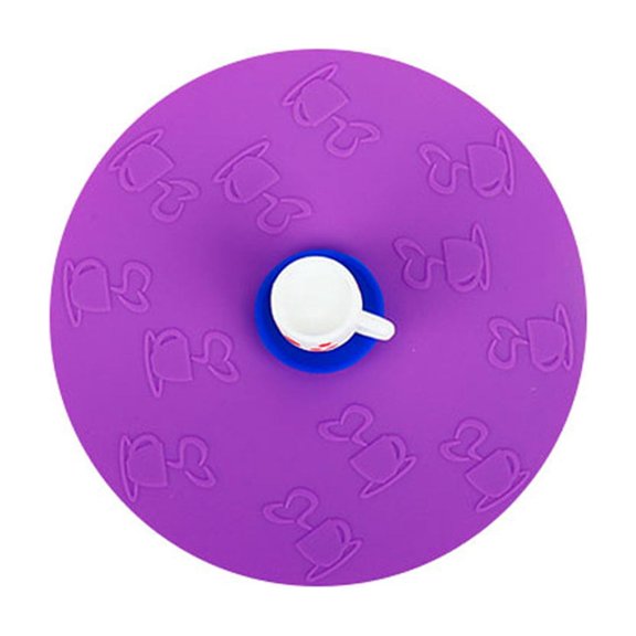 Bookker Silicone Cup Cap Sealed Water Cup Cap Mark Cup Round And Leak Proof Cap Home Bar Coffee Cup Cap