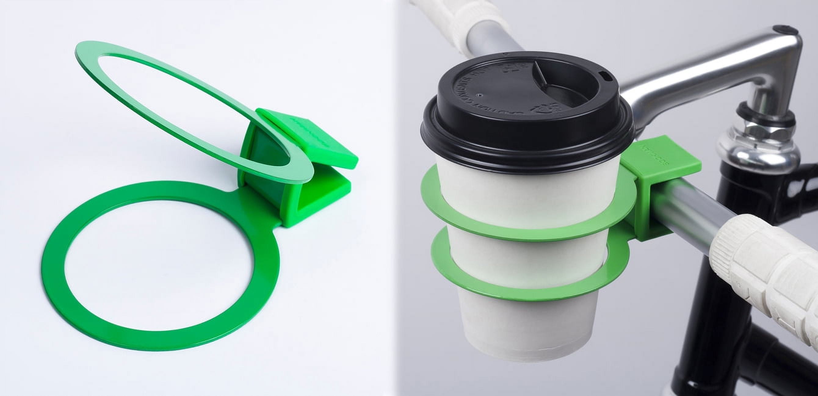 Bookman Bicycle Cup Holder for Handlebars GREEN Commuter Cruiser City Bike Walmart