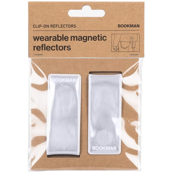 Bookman Visibility Clip-on Reflectors, White