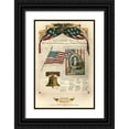 thumbnail image 1 of Bookman, D. 11x14 Black Ornate Wood Framed with Double Matting Museum Art Print Titled - Let Freedom Ring II, 1 of 4