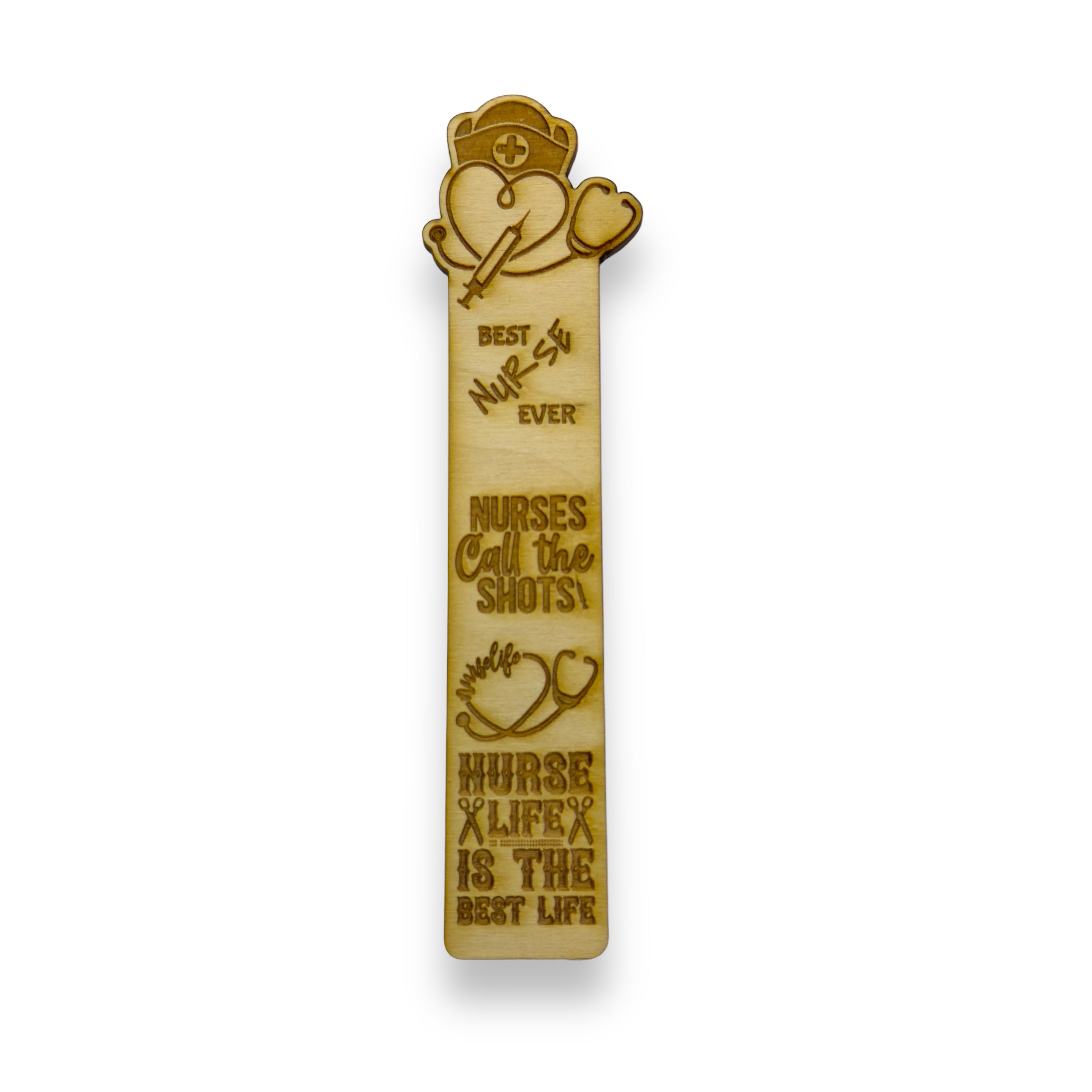 Bookmark - Best Nurse Ever - Birch wood Bookmark - Best Nurse Ever - Birch wood