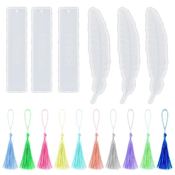 Bookmark Epoxy Resin Mold Book Holder Silicone Mould DIY Crafts Office School Student Stationery Casting Tool