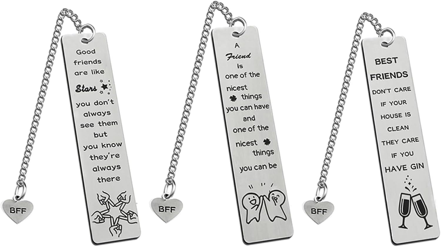 Bookmark Gifts for Best Friend Friendship Gift for Women Christmas Stocking Stuffers Friends Sentimental Gifts for Best Friend Birthday Graduation Gifts for Women Female Friend Gift Ideas