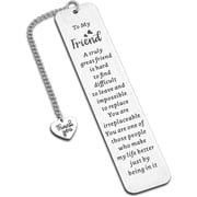 Bookmark Gifts for Best Friend Friendship Gift for Women Christmas Stocking Stuffers Friends Sentimental Gifts for Friend Best Friend Birthday Graduation Gifts for Women Female Friend Gift Ideas