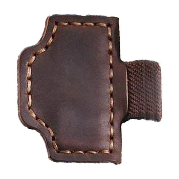 Bookmark with Pen Holder,Magnetic Leather Pen Holder Bookmark,3.3x1.57" No Letters Bookmark Assorted Colors Leather Book Mark,Gifts for Book Lovers, Readers, Leather Book Marks for Men,Dark Brown