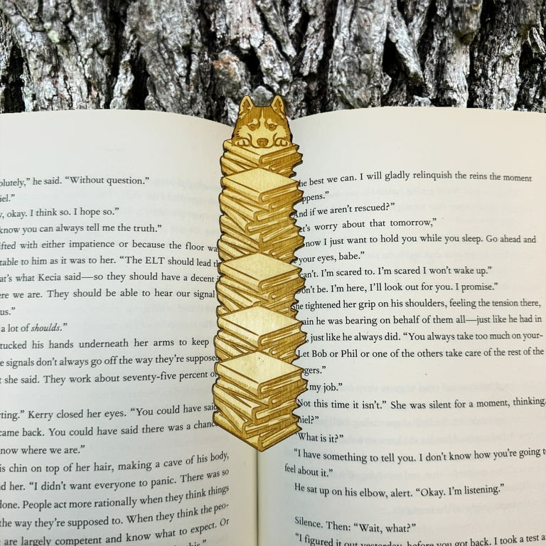 Bookmark - Siberian Husky Dog - Birch wood Bookmark - Siberian Husky Dog - Birch wood