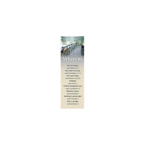 Bookmark-Where To Look When-Topics-Topics 3 (Pack Of 25)