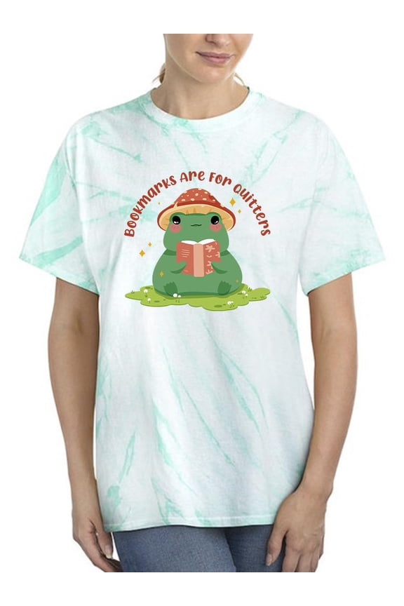 Bookmarks Are For Quitters Tie Dye Cyclone Women -Smartprints Designs, Female Large