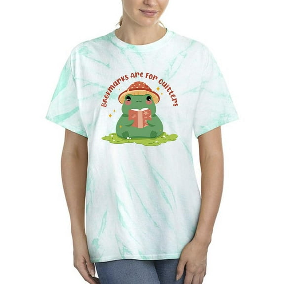 Bookmarks Are For Quitters Tie Dye Cyclone Women -Smartprints Designs, Female Medium